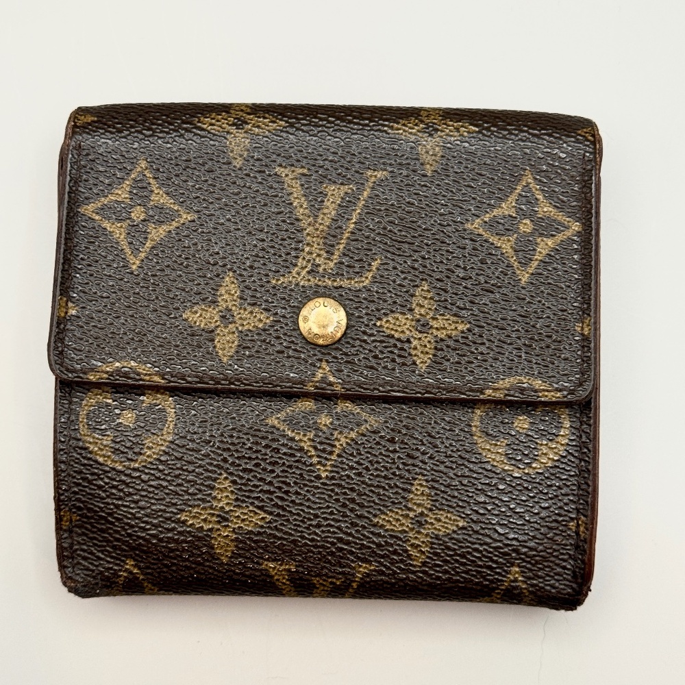 LV Monogram Canvas Trifold Wallet